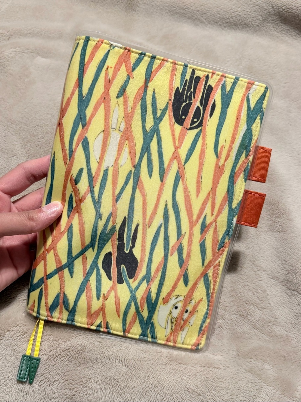 Hobonichi Techo A5 Cover - Unsodo Bijutsukai (Wild Rabbits)